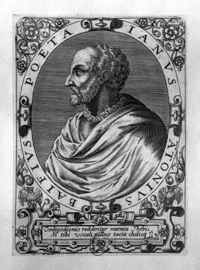 Portrait of Jean Antoine de Baif by French School